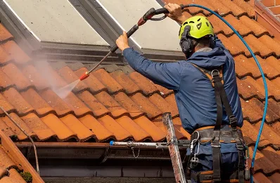 Démoussage et hydrofuge de toiture à Jouillat